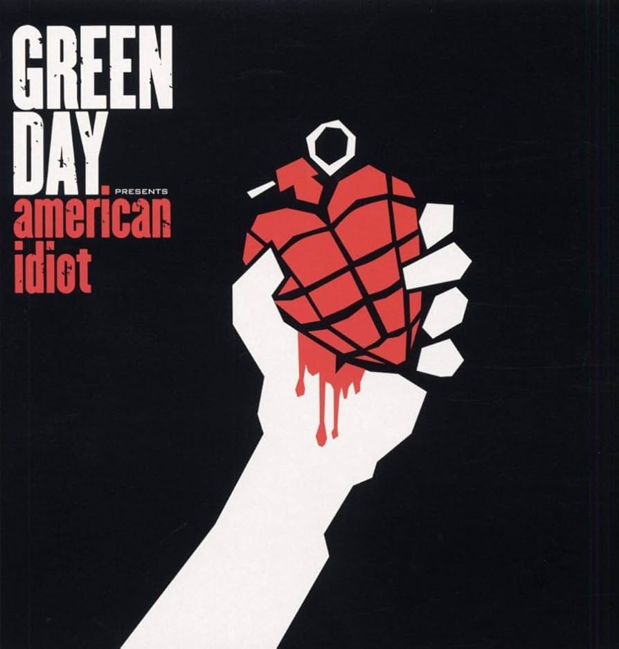 Capa do album American Idiot - Green Day